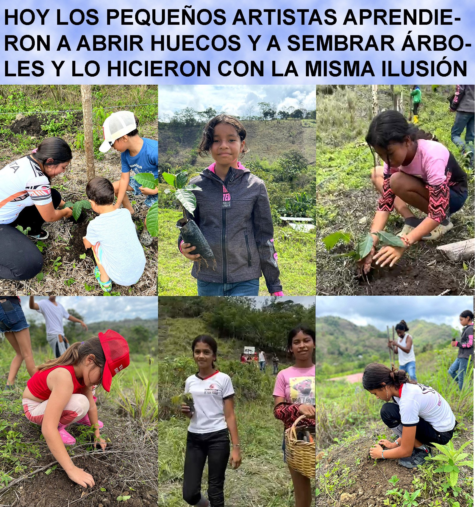 Grupo de voluntarios en la jornada