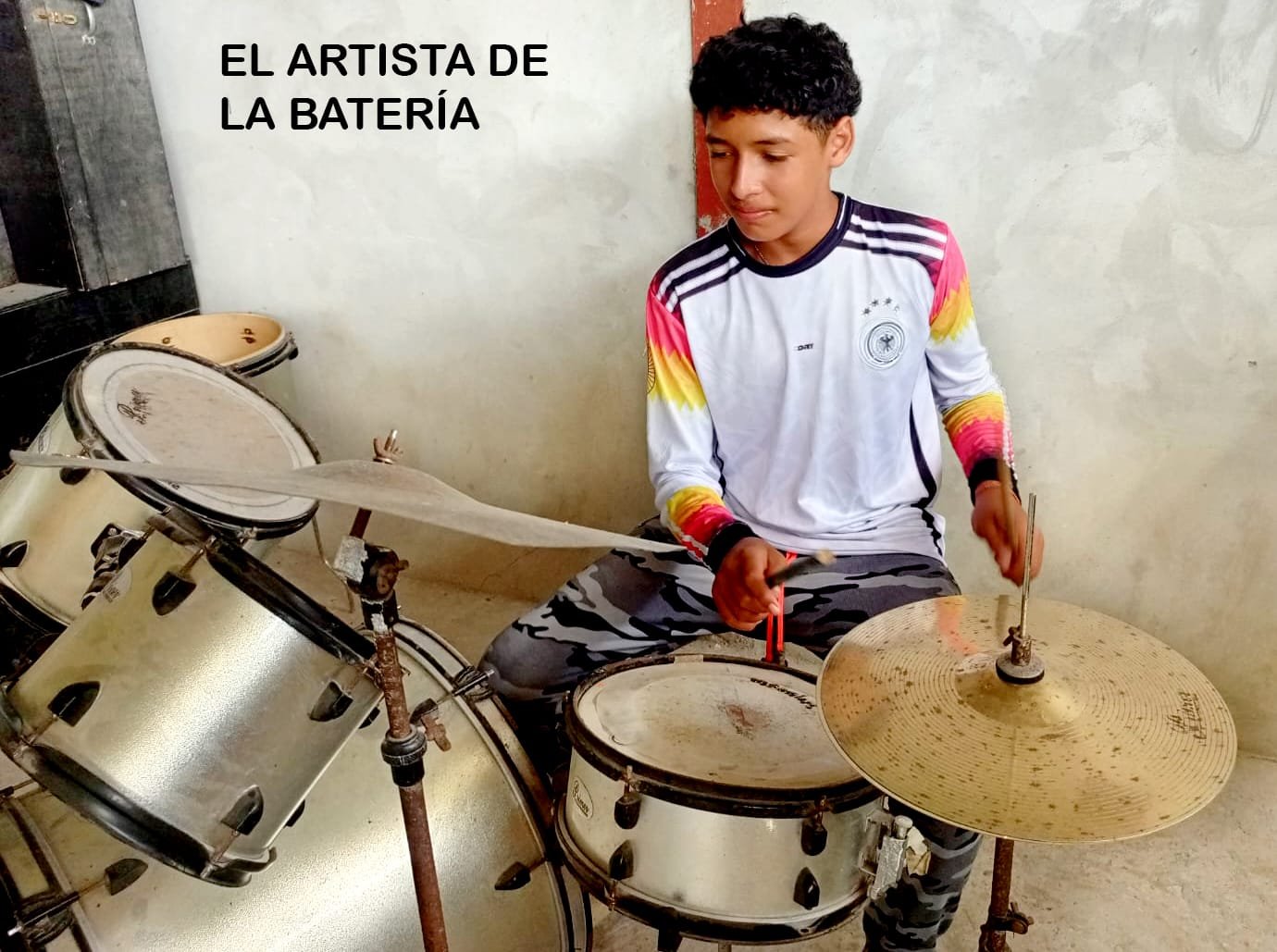 Tocando la batería