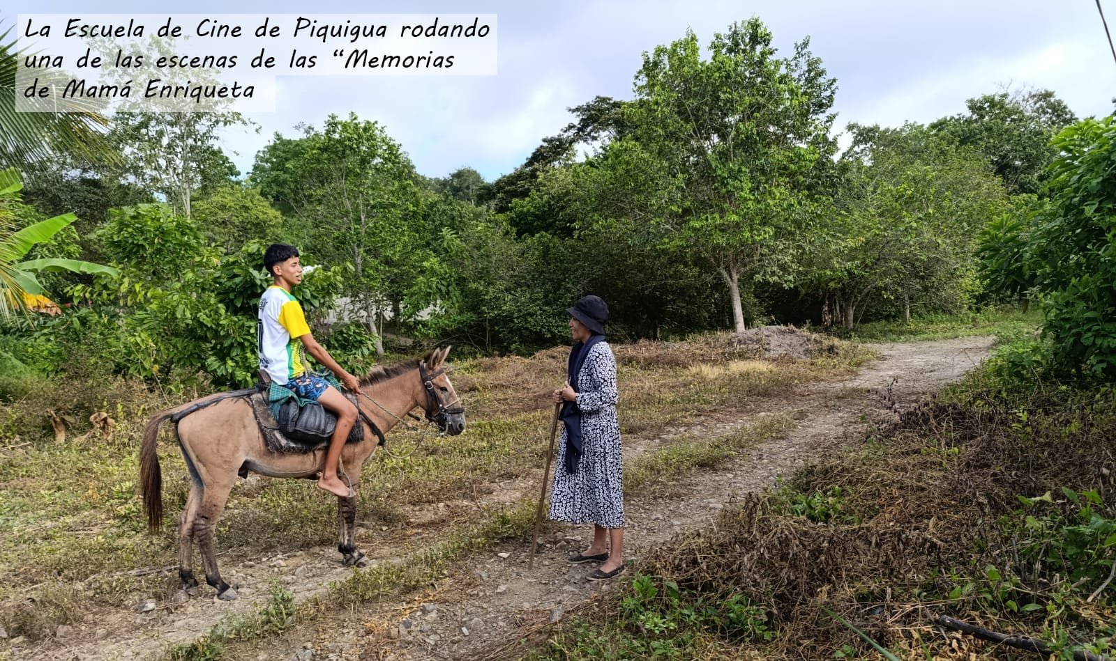 Rodaje de cine comunitario en Piquigua
