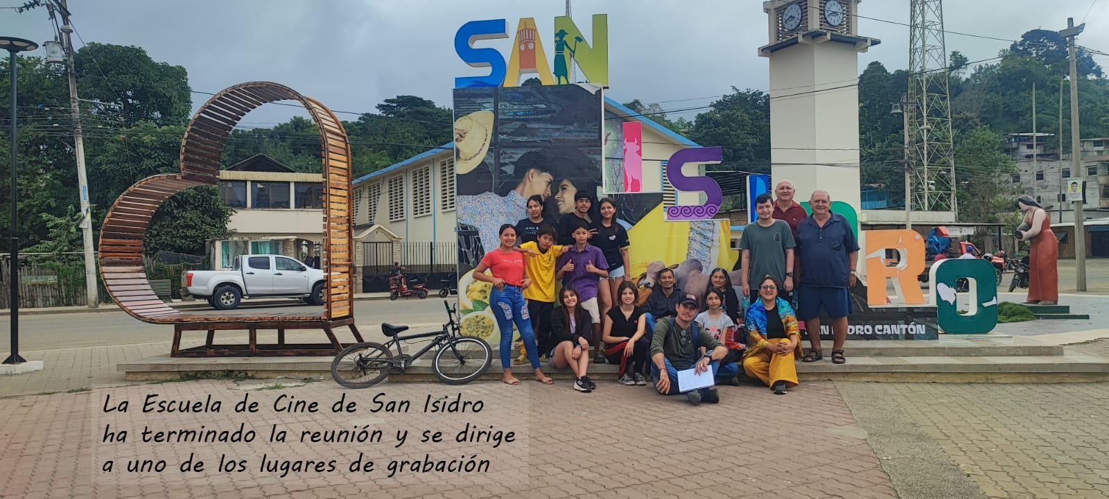 Escuela de Cine de San Isidro en jornada de grabación